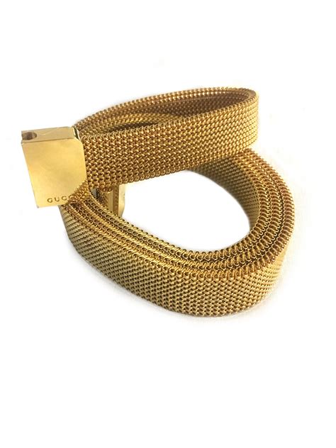 Tom Ford for Gucci Metallic Belt – Vintage by Misty.